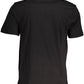 Black Cotton Men T-Shirt
