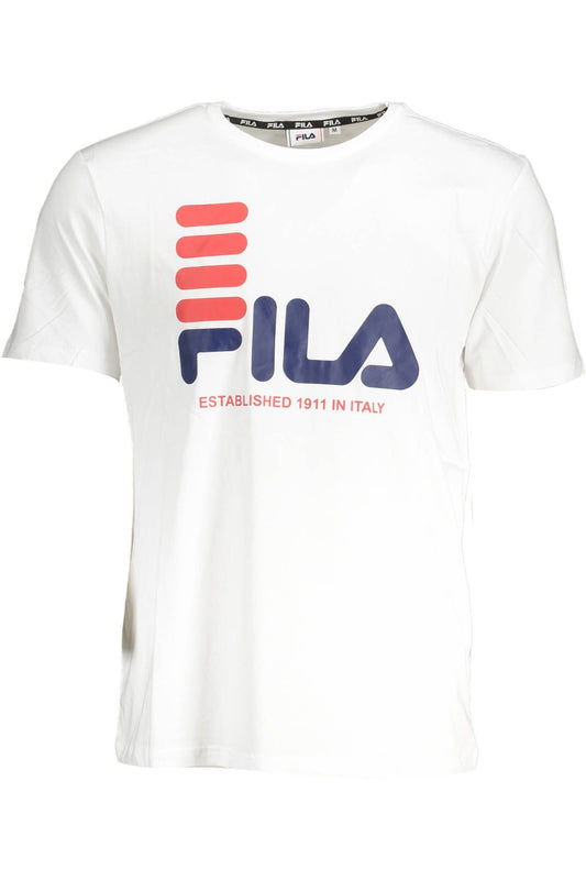 White Cotton Men T-Shirt