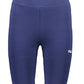 Blue Cotton Women Legging
