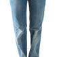 Elegant Straight Blue Jeans - Timeless Style
