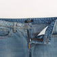 Elegant Straight Blue Jeans - Timeless Style