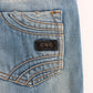 Elegant Straight Blue Jeans - Timeless Style