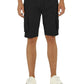 Black Cotton Men's Bermuda Shorts