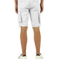 White Cotton Men's Bermuda Shorts