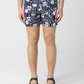 Chic Multilogo Swim Shorts in Blue