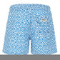 Light Blue Polyester Men Swim Short