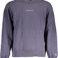 Blue Cotton Men Sweater