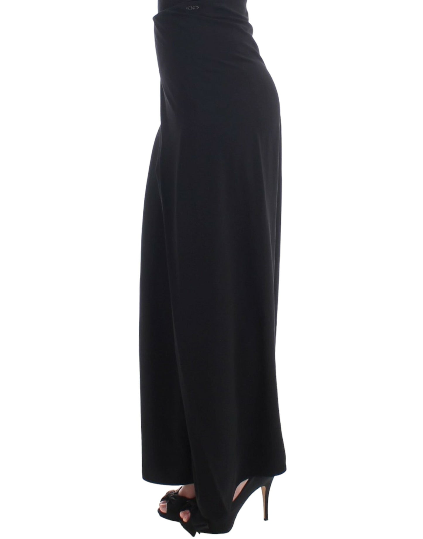 Elegant Black Maxi Skirt for Evening Elegance