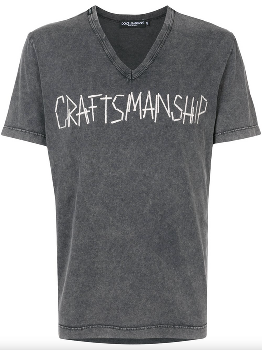 Gray Cotton Men T-Shirt