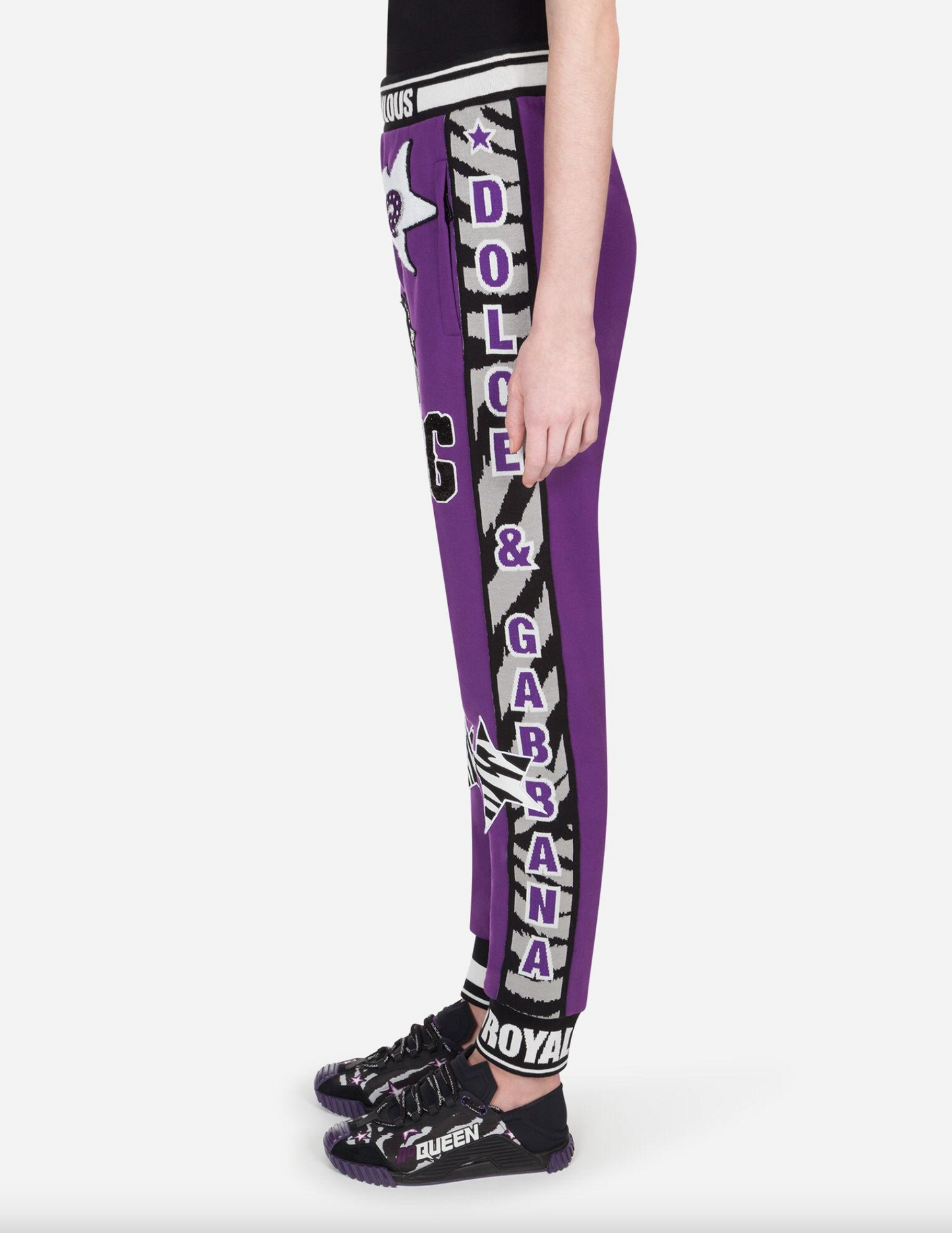Purple Cotton Men Pant