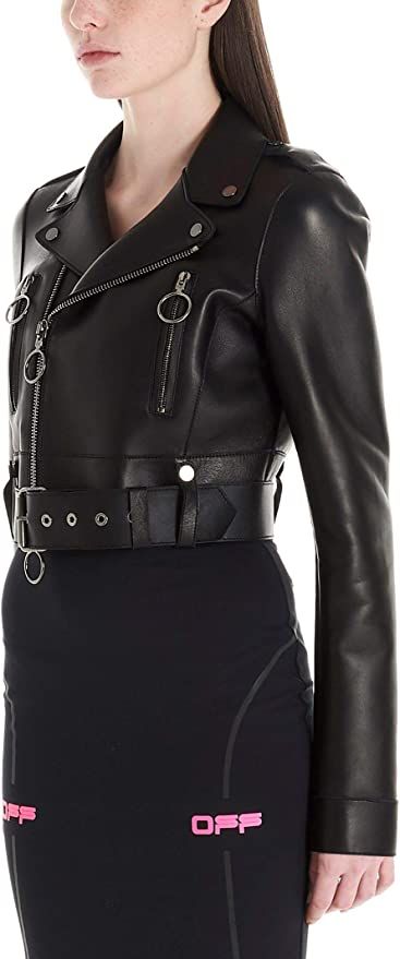 Black Leather Women Jacket