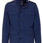 Blue Nylon Men Jacket