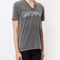 Gray Cotton Men T-Shirt