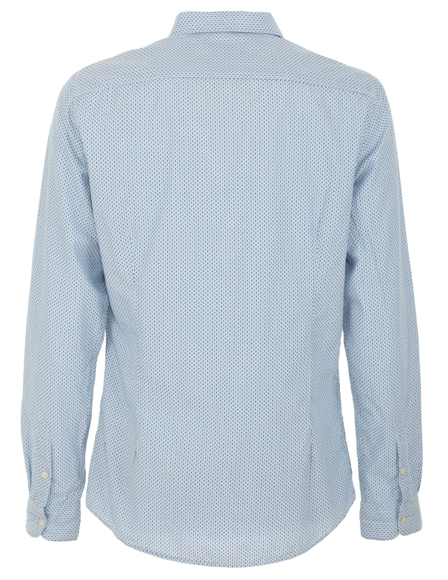 Light Blue Cotton Men Shirt