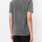 Gray Cotton Men T-Shirt