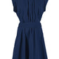 Chic Sleeveless Denim Dress with Pockets