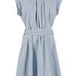 Light Blue Cotton Women Dress
