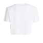 White Cotton Women T-Shirt