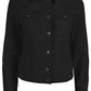 Black Cotton Women Jacket