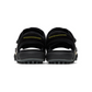 Black Polyester Men Sandal