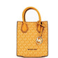Mercer XS Honeycomb Gold Signature PVC North South Shopper Crossbody Bag