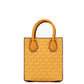 Mercer XS Honeycomb Gold Signature PVC North South Shopper Crossbody Bag