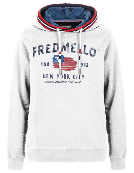 White Cotton Men Sweater
