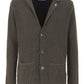 Brown Cotton Men's Blazer