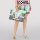 Multicolor Nylon Women Clutch