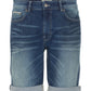 Blue Cotton Men Short