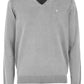 Gray Cotton Men Sweater