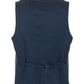 Abstract Motif Cotton Vest in Blue