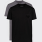 Black White Grey Cotton Men T-Shirt