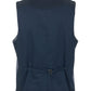 Chic Cotton Denim Vest with Button Closure