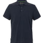 Blue Cotton Men Polo