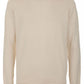 Beige Cotton Men Sweater