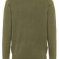 Vintage V-Neck Cotton Sweater - Green