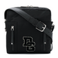 Sleek Nylon Crossbody With Leather Accents