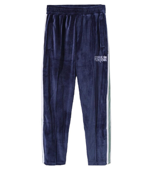 Blue Polyester Men Sweatpant