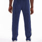 Blue Polyester Men Sweatpant