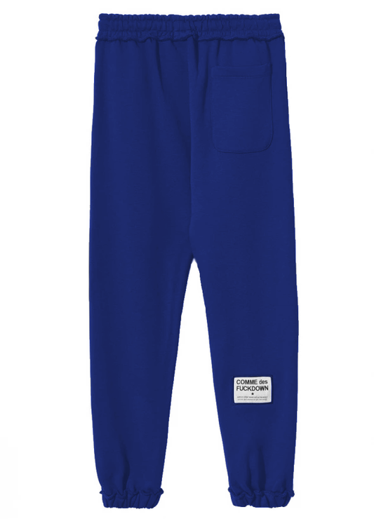 Blue Cotton Men Sweatpant