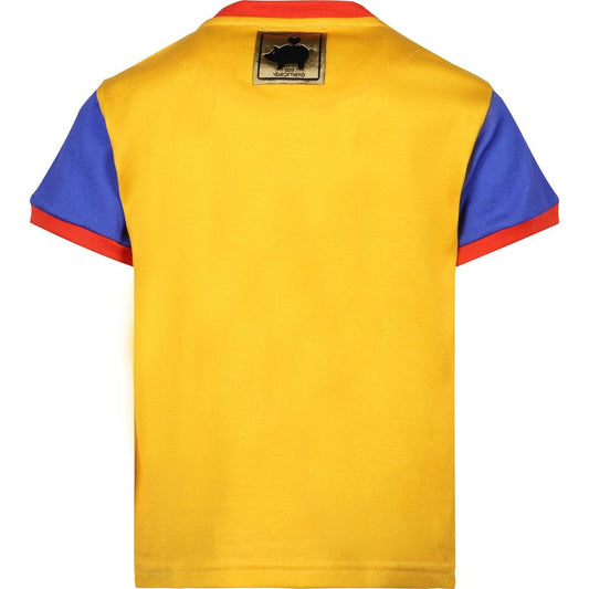Yellow Cotton Men T-Shirt