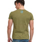 Emerald Crew Neck Tee with Iconic Prints