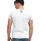 White Printed Crew Neck Men's Tee