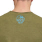 Emerald Crew Neck Tee with Iconic Prints