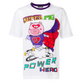 White Cotton Men T-Shirt