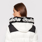 Chic White Short Jacket with Custom Hood