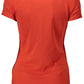Red Cotton Women T-Shirt