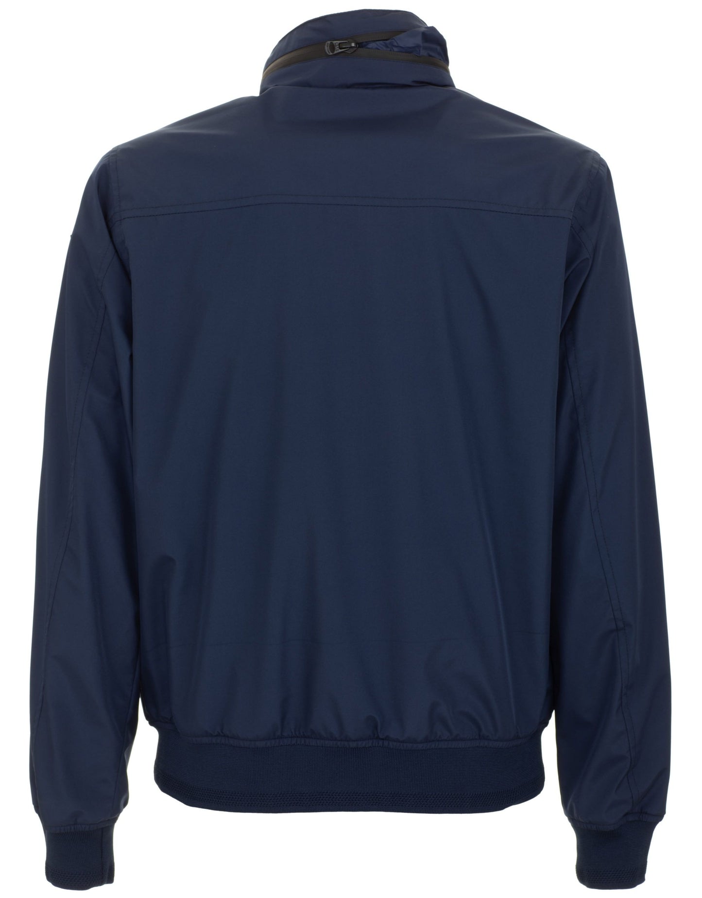 Blue Polyester Men Jacket