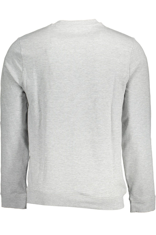 Gray Cotton Men Sweater